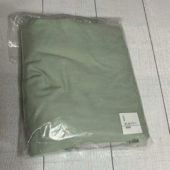 Woman Within Light Green Capris Plus Size Pants Size 40W - Picture 9 of 11